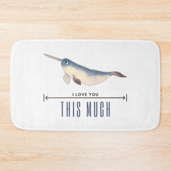 Item preview, I Love You Narwhal designed and sold by Mettlework.