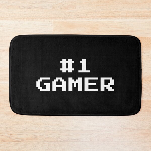 Item preview, #1 Gamer (White Text) designed and sold by Pendy777.