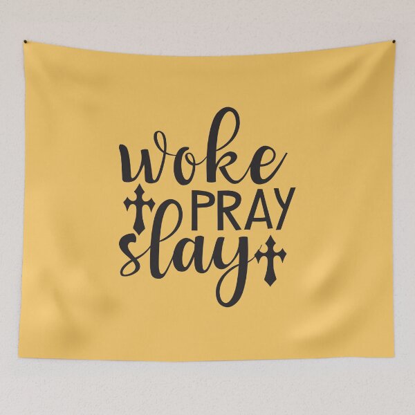 Item preview, Work pray slay Christian Quote designed and sold by NastySquad.