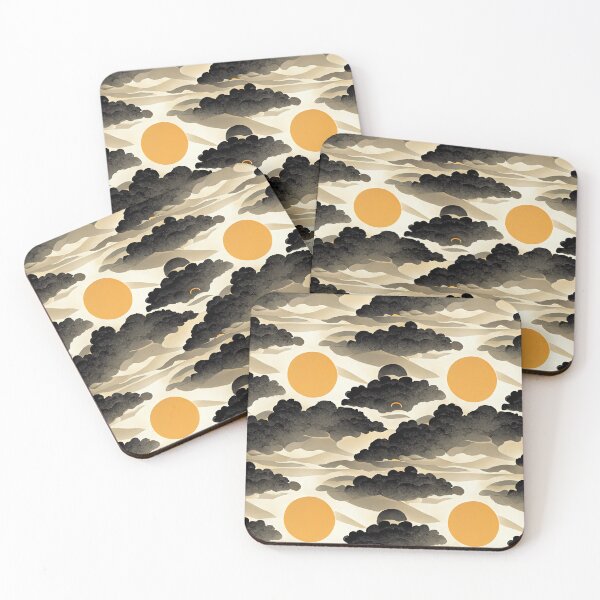 Item preview, Orange clouds (4/4) designed and sold by sabantha.