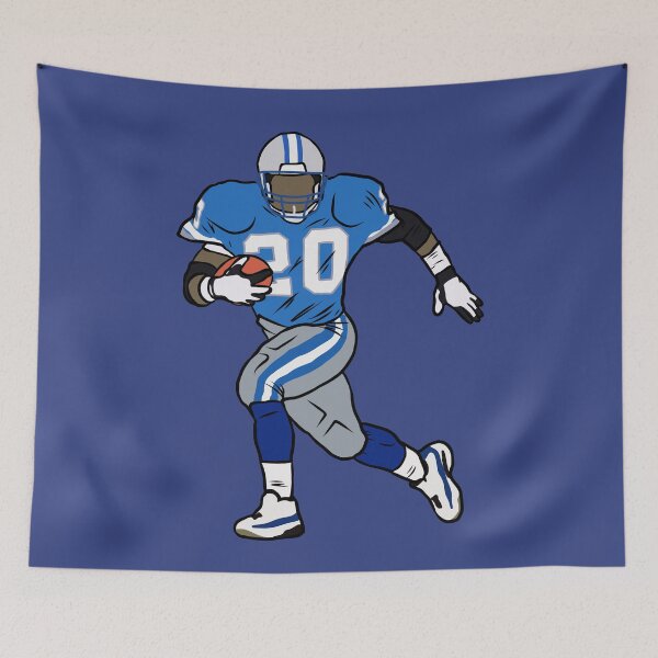 Item preview, Barry Sanders Running designed and sold by RatTrapTees.