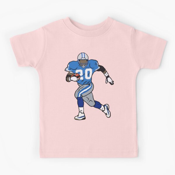 Barry Sanders Running Kids T-Shirt for Sale by RatTrapTees