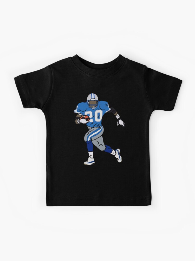 Barry Sanders Running Kids T-Shirt for Sale by RatTrapTees