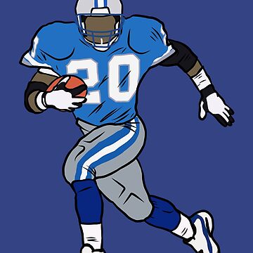 Barry Sanders Running Kids T-Shirt for Sale by RatTrapTees