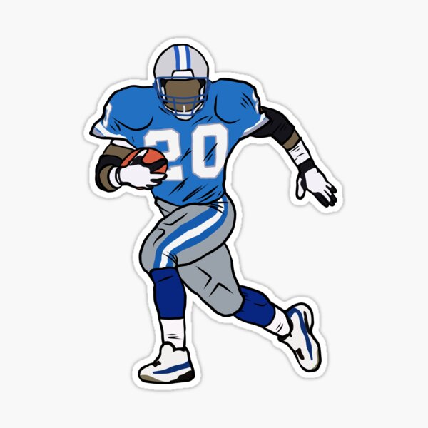 Barry Sanders Running Kids T-Shirt for Sale by RatTrapTees