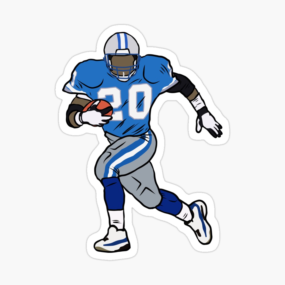 Barry Sanders | Retro Detroit Lions Running Back Design Kids T-Shirt