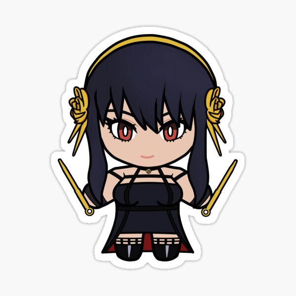 Yor Forger Spy x Family Nui plush style Sticker