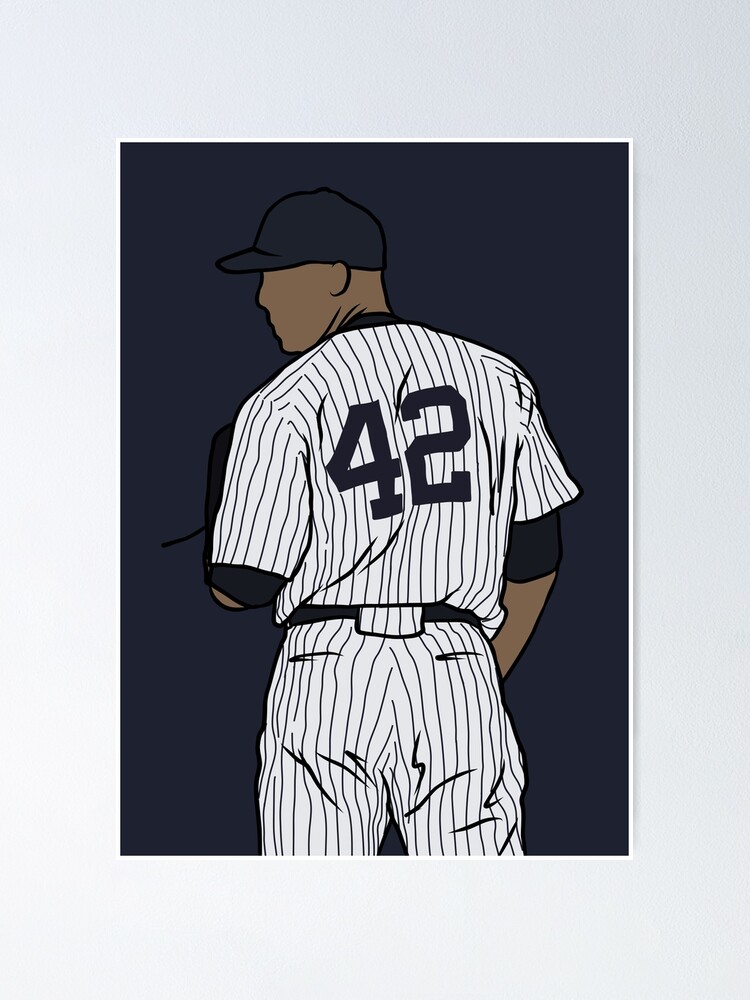 Mariano Rivera my Journey #42 White New Era Graphic T-shirt Auction