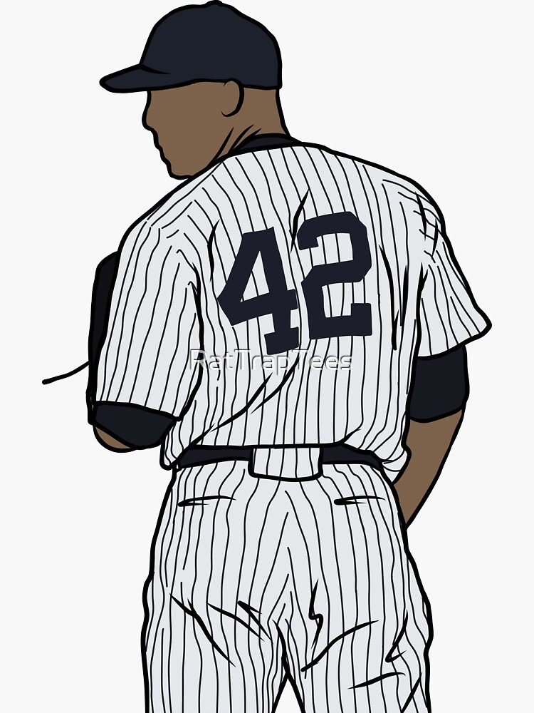 Mariano Rivera Back-To Sticker for Sale by RatTrapTees