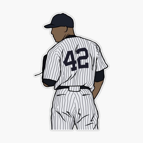 Mariano Rivera - New York Yankee Home Kit Sticker for Sale by On Target  Sports