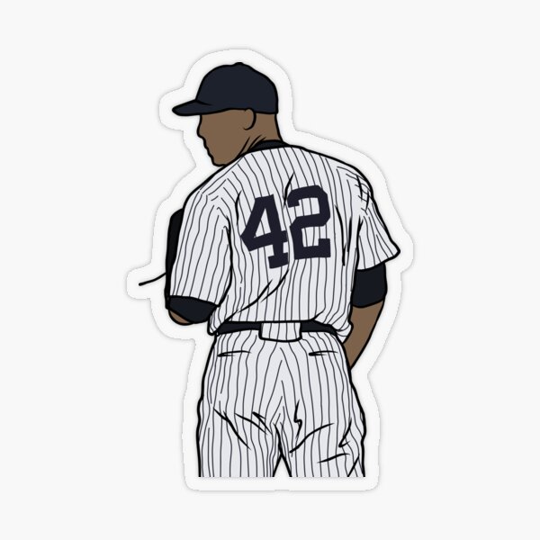 Mariano Rivera - New York Yankee Home Kit Sticker for Sale by On Target  Sports