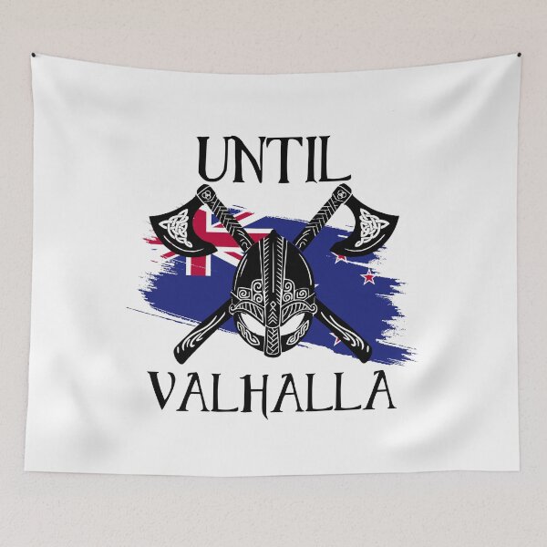 Item preview, Until Valhalla - New Zealand Flag designed and sold by Georgy09.