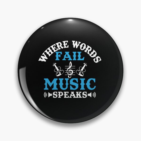 Item preview, Where Words Fail Music Speaks Music Lover Musician Melody designed and sold by GrumpyDadCo.