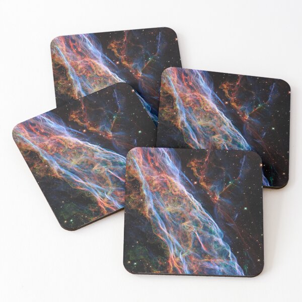 Item preview, Electric Filaments in the Western Veil Nebula in Cygnus via Hubble Telescope designed and sold by DEL-Productions.