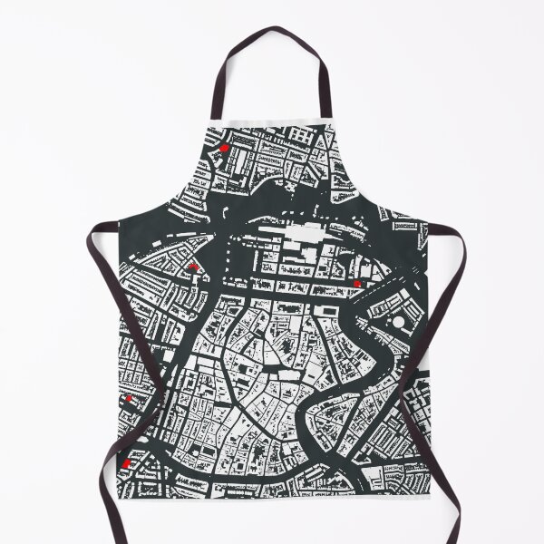Item preview, Map of Haarlem, Netherlands,  with its schools in color designed and sold by jean-nicolas.