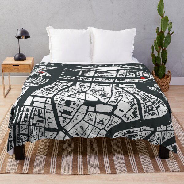 Item preview, Map of Haarlem, Netherlands,  with its schools in color designed and sold by jean-nicolas.