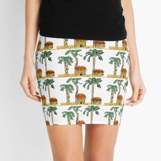 Palm Trees and Paradise Mini Skirt