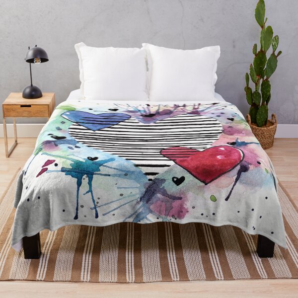 Item preview, Beautiful Hearts And Washes Watercolor Art designed and sold by Oirabot.