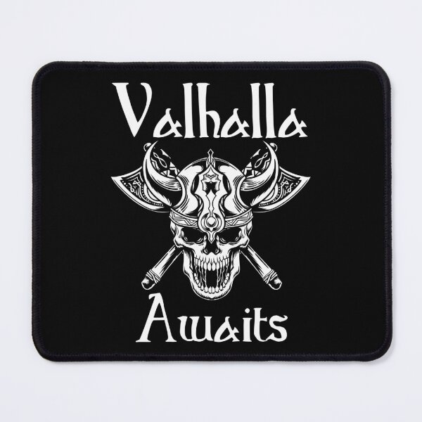 Item preview,  Valhalla Awaits -  Viking Skull with Helmet  designed and sold by Georgy09.