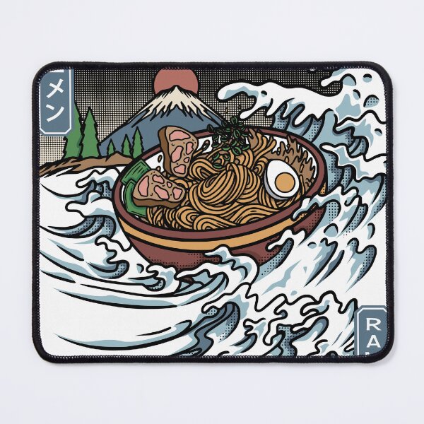 Item preview, Ramen in waves kanji designed and sold by NastySquad.