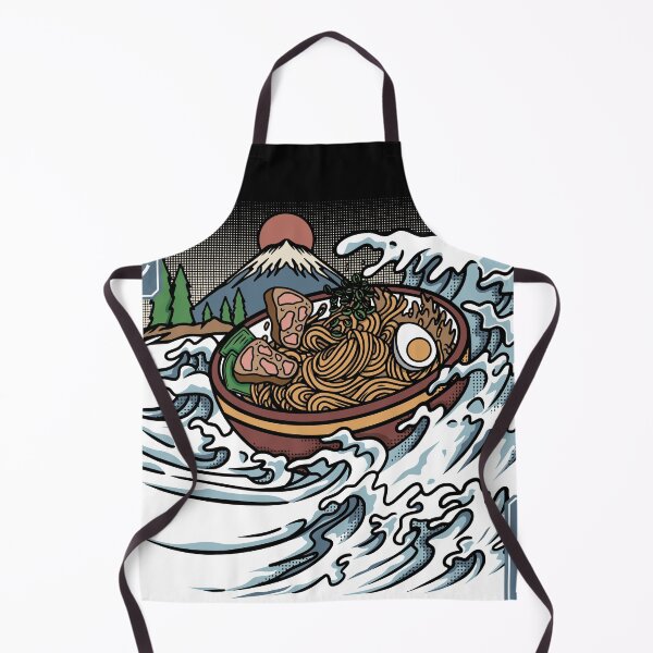 Item preview, Ramen in waves kanji designed and sold by NastySquad.
