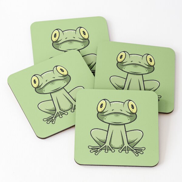 Item preview, Cute Frog Smiling designed and sold by cubbone.