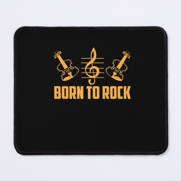 Aperçu de l'œuvre Born To Rock Music Lover Musician Musical Instrument Melody créée et vendue par GrumpyDadCo.
