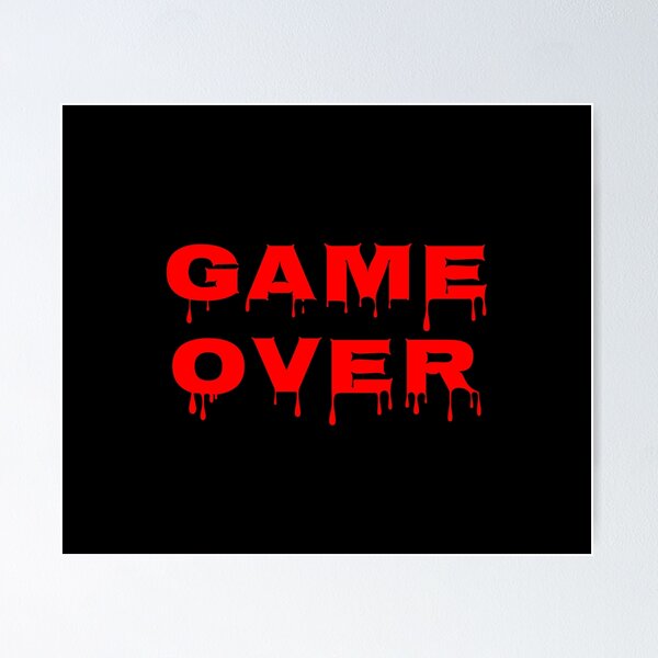 Item preview, Game Over In Blood designed and sold by Pendy777.