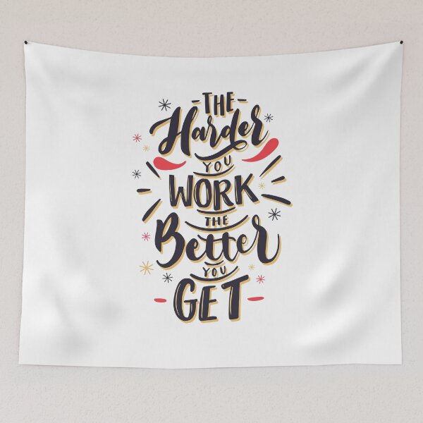 Item preview, Motivation _ The Harder You Work The Better You Get designed and sold by AI-Collections.