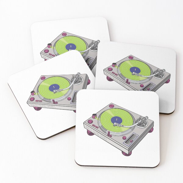 Item preview, Old School DJ Culture – Turntable Design (Grey Shadows + Mystic Maroon Colorway) Analog / Music designed and sold by analogdigitalvz.
