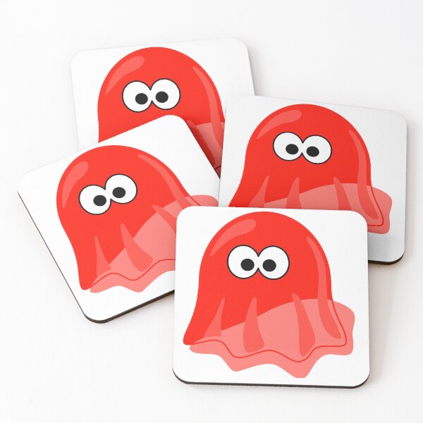 Item preview, Adorable little red ghost designed and sold by Right-Fit27.