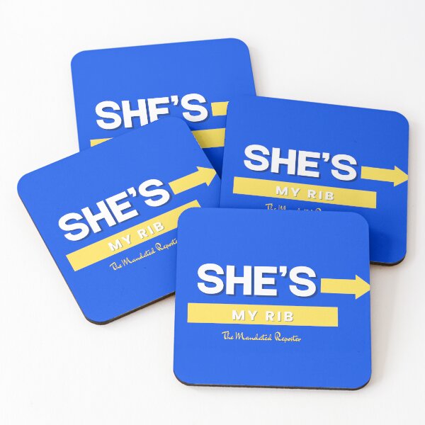 Item preview, She is My Rib (Husband and Wife Set) - Blue designed and sold by TheReporter1.