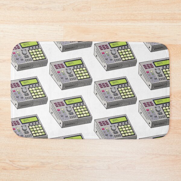 Item preview, Hip Hop Sampler Retro Graphic (Grey Shadows + Mystic Maroon Colorway) Analog / Music designed and sold by analogdigitalvz.
