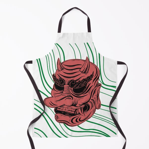 Item preview, ONI Demon Mask - Reddish Brown designed and sold by Druid Print.