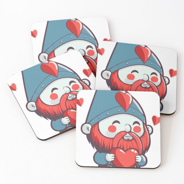 Item preview, Cute Gnome Valentine Day Hearts designed and sold by T-landa.