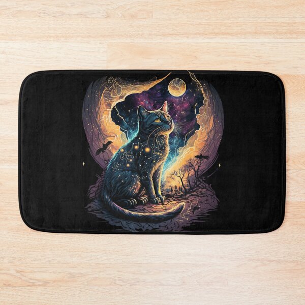 Item preview, Cosmic Dream Rift Cat designed and sold by 9LivesCats.