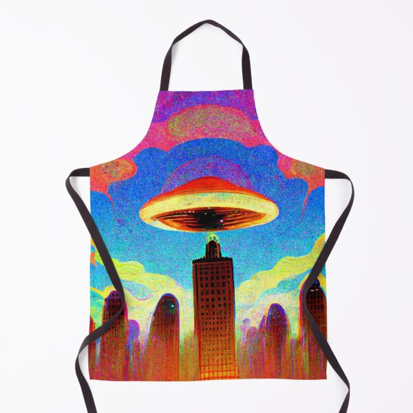 Item preview, Alien Invasion Area 51 UFO Psychedelic Extraterrestrial Unidentified Flying Object  designed and sold by Weirdarto.