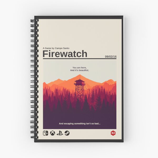 Item preview, Firewatch Poster designed and sold by RatMittens.