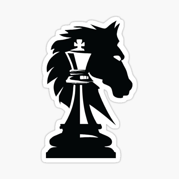 Knight Creeping Sticker by ChessKid for iOS & Android