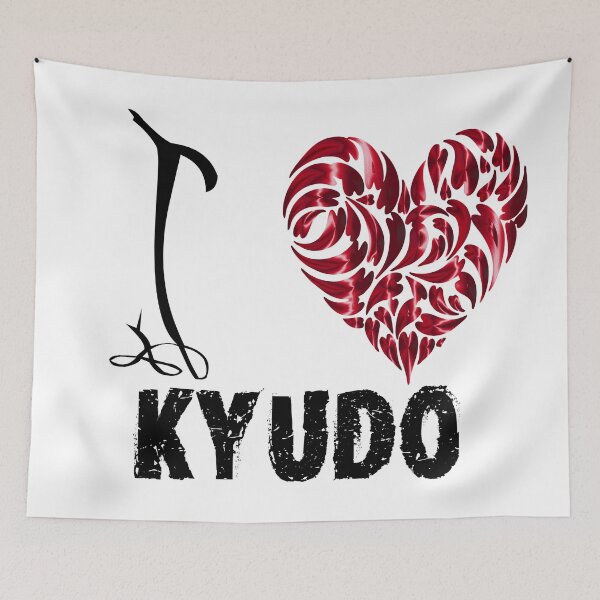 Item preview, Kyudo T Shirt Design I Love Kyudo designed and sold by MartialArtsNerd.