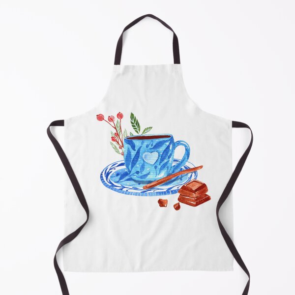 Item preview, A cup of hot chocolate watercolor illustration designed and sold by pinkyfish1010.