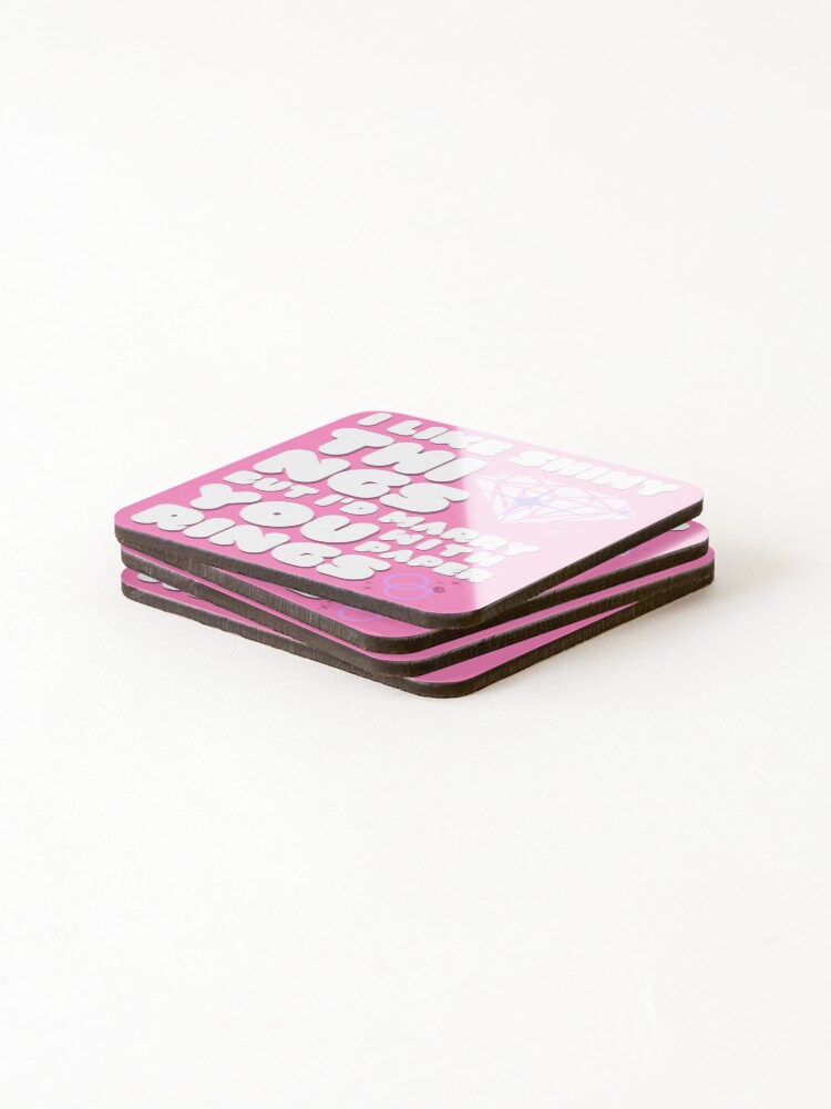 Thumbnail 4 of 5, Coasters (Set of 4), Paper Rings designed and sold by crizzycreates.