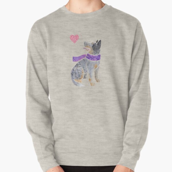 Watercolour Australian Cattle Dog Pullover Sweatshirt