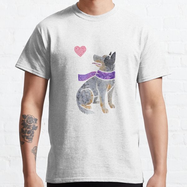 Disover Watercolour Australian Cattle Dog | Classic T-Shirt