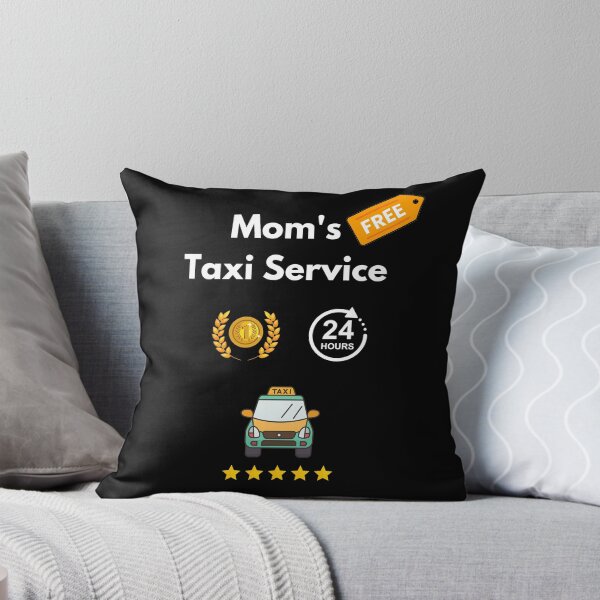 Item preview, Moms taxi service free ride in cute taxi funny school pick up designed and sold by Artstastic.