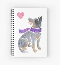 Watercolour Australian Cattle Dog Spiral Notebook