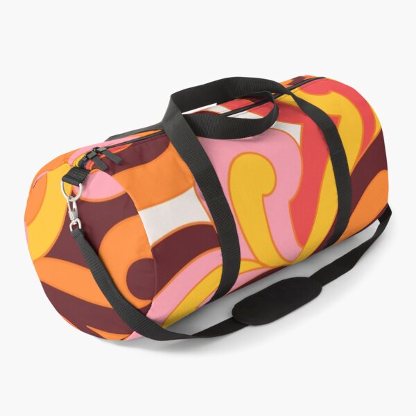 Item preview, Retro swirl pattern 70s floral designed and sold by ReneMagritteArt.