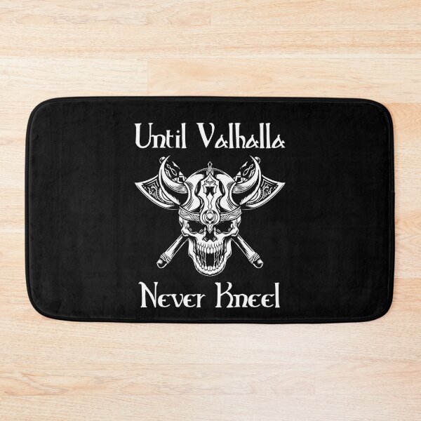 Item preview, Until Valhalla - Never Kneel - Smiling Skull designed and sold by Georgy09.