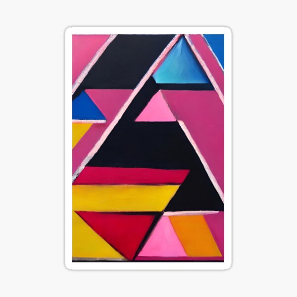 Stillness Gifts Triangular Goals Sticker