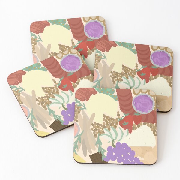 Item preview, Charcuterie board aesthetic pastel board designed and sold by oceansunflowers.